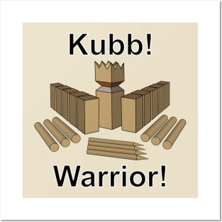 Kubb Warrior Posters and Art